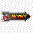 Jackpot Novelty Arrow Sticker Decal