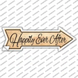 Happily Ever After Novelty Arrow Sticker Decal