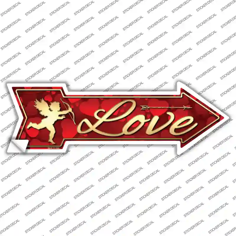 Love Novelty Arrow Sticker Decal