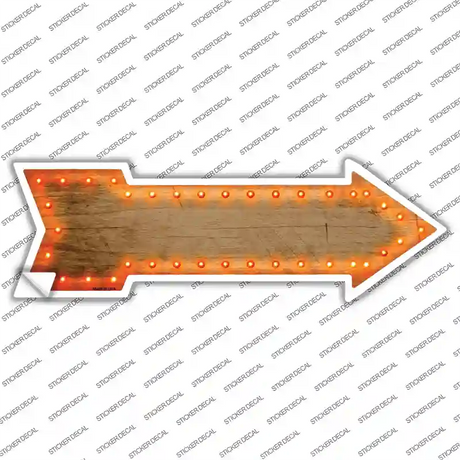 Spotlight Arrow Novelty Arrow Sticker Decal