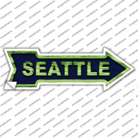 Seattle Novelty Arrow Sticker Decal
