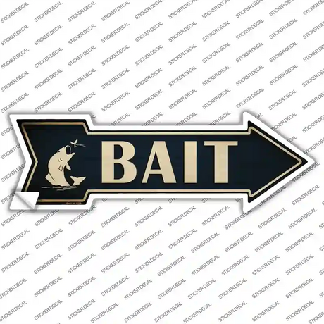 Bait Novelty Arrow Sticker Decal