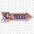 Texas Girl Novelty Arrow Sticker Decal