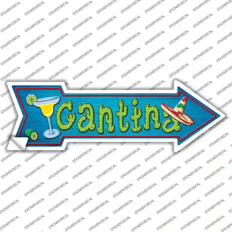 Cantina Novelty Arrow Sticker Decal