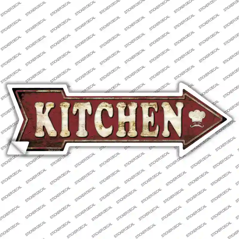 Kitchen Novelty Arrow Sticker Decal