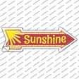 Sunshine Novelty Arrow Sticker Decal