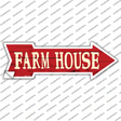 Farm House Novelty Arrow Sticker Decal