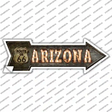 Arizona Route 66 Bulb Letters Novelty Arrow Sticker Decal