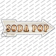 Soda Pop Bulb Letters Novelty Arrow Sticker Decal