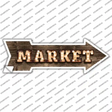 Market Bulb Letters Novelty Arrow Sticker Decal