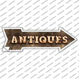 Antiques Bulb Letters Novelty Arrow Sticker Decal