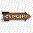 Gasoline Bulb Letters Novelty Arrow Sticker Decal