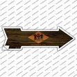 Delaware State Flag Novelty Arrow Sticker Decal