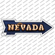 Nevada Bulb Lettering Novelty Arrow Sticker Decal