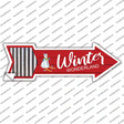 Winter Wonderland Novelty Arrow Sticker Decal