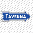Taverna Blue Novelty Arrow Sticker Decal