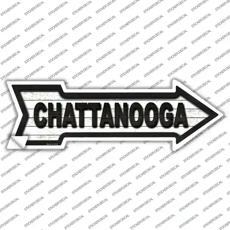Chattanooga Novelty Arrow Sticker Decal