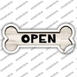 Open Novelty Bone Sticker Decal Small