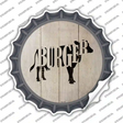 Cows Make Burgers Novelty Bottle Cap Sticker Decal