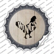 Chickens Make Wings Novelty Bottle Cap Sticker Decal