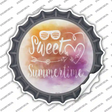 Sweet Summertime Novelty Bottle Cap Sticker Decal