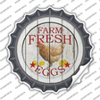 Farm Fresh Eggs Novelty Bottle Cap Sticker Decal