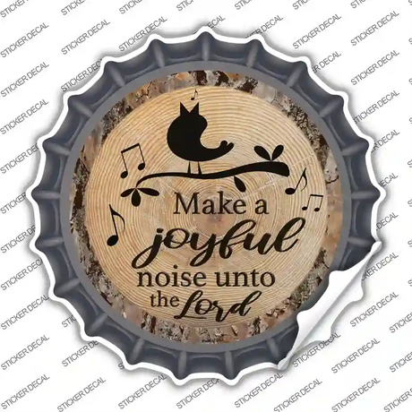 Joyful Noise Novelty Bottle Cap Sticker Decal
