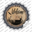 Welcome Elk Novelty Bottle Cap Sticker Decal