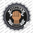 Assholes Garage Novelty Bottle Cap Sticker Decal