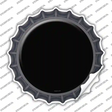Black Novelty Bottle Cap Sticker Decal