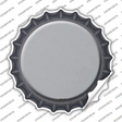 Gray Novelty Bottle Cap Sticker Decal