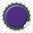 Purple Novelty Bottle Cap Sticker Decal