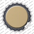 Gold Novelty Bottle Cap Sticker Decal