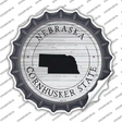 Nebraska Cornhusker State Novelty Bottle Cap Sticker Decal