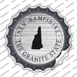 New Hampshire Granite State Novelty Bottle Cap Sticker Decal