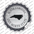 North Carolina Old North State Novelty Bottle Cap Sticker Decal
