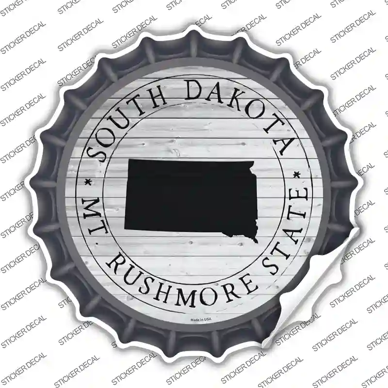 South Dakota Mt Rushmore State Novelty Bottle Cap Sticker Decal