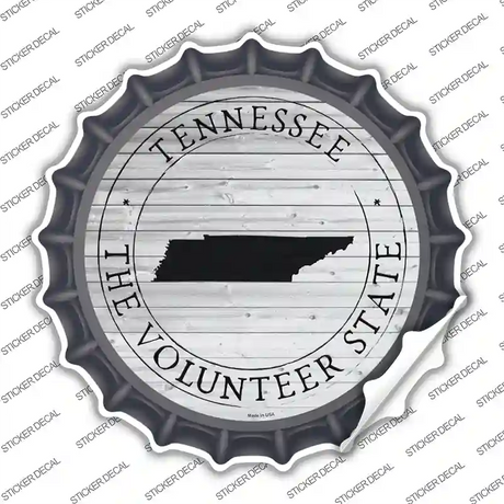 Tennessee Volunteer State Wholesasle Novelty Bottle Cap Sticker Decal