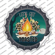 Lets Get Toasted Novelty Bottle Cap Sticker Decal