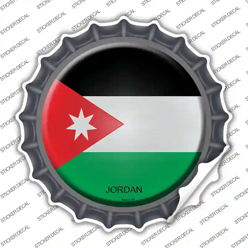 Jordan Country Novelty Bottle Cap Sticker Decal