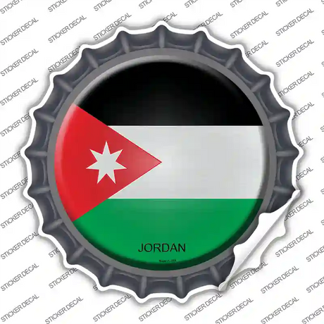 Jordan Country Novelty Bottle Cap Sticker Decal