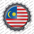 Malaysia Country Novelty Bottle Cap Sticker Decal
