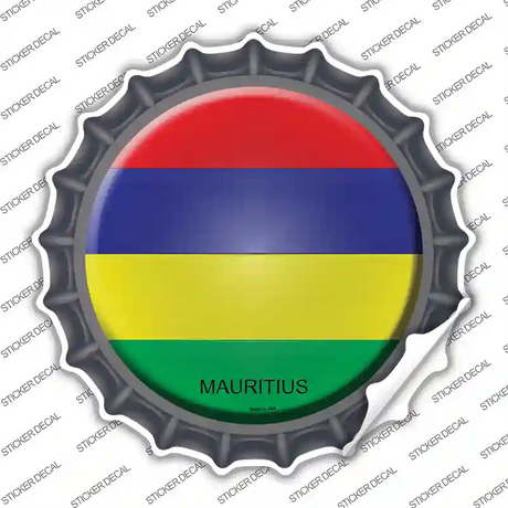 Mauritius Country Novelty Bottle Cap Sticker Decal