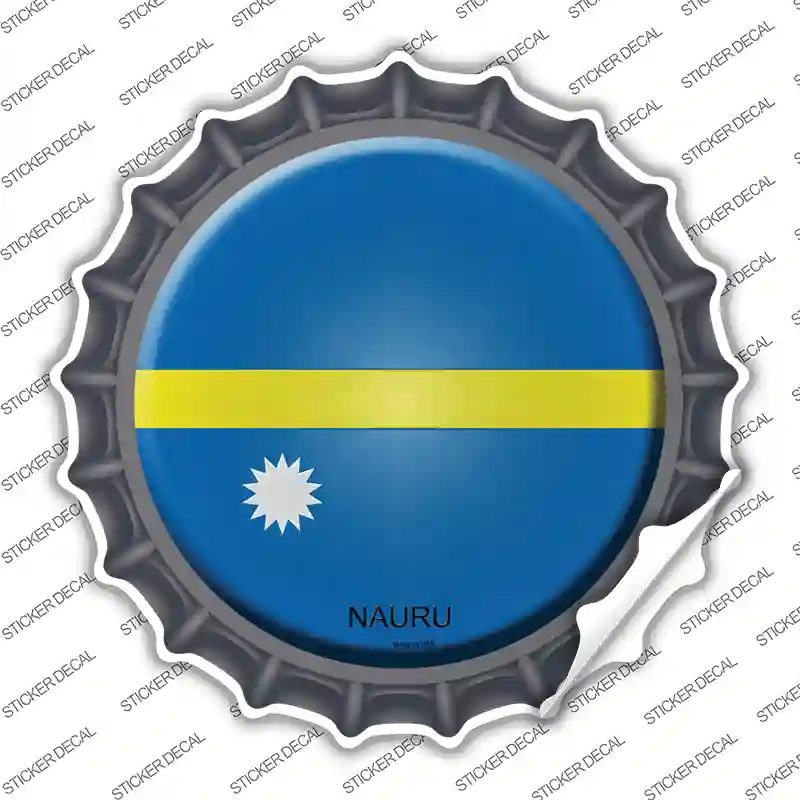 Nauru Country Novelty Bottle Cap Sticker Decal