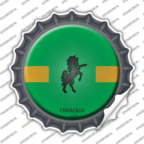 Owagua Country Novelty Bottle Cap Sticker Decal