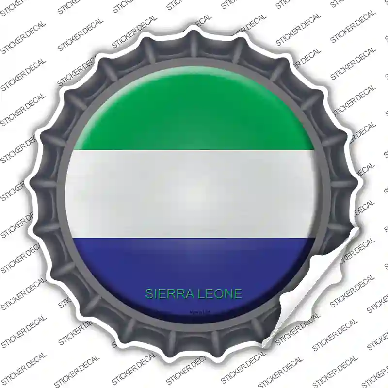 Sierra Leone Country Novelty Bottle Cap Sticker Decal