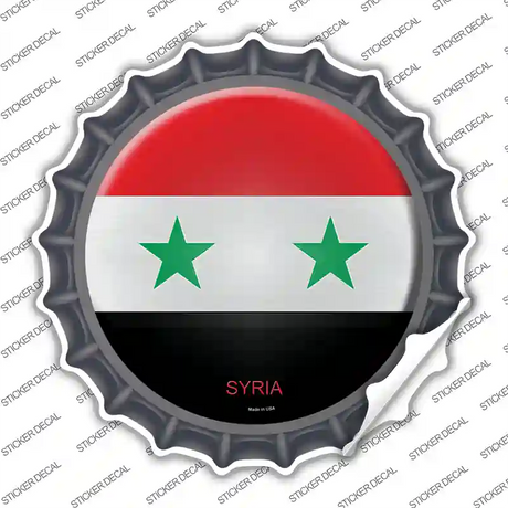 Syria Country Novelty Bottle Cap Sticker Decal