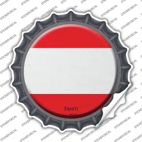 Tahiti Country Novelty Bottle Cap Sticker Decal