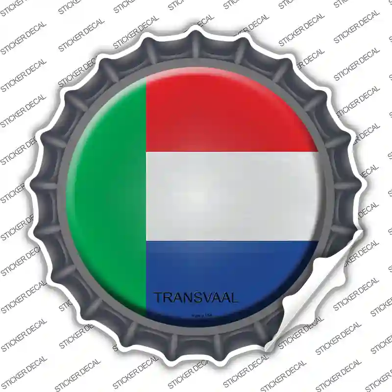 Transvaal Country Novelty Bottle Cap Sticker Decal