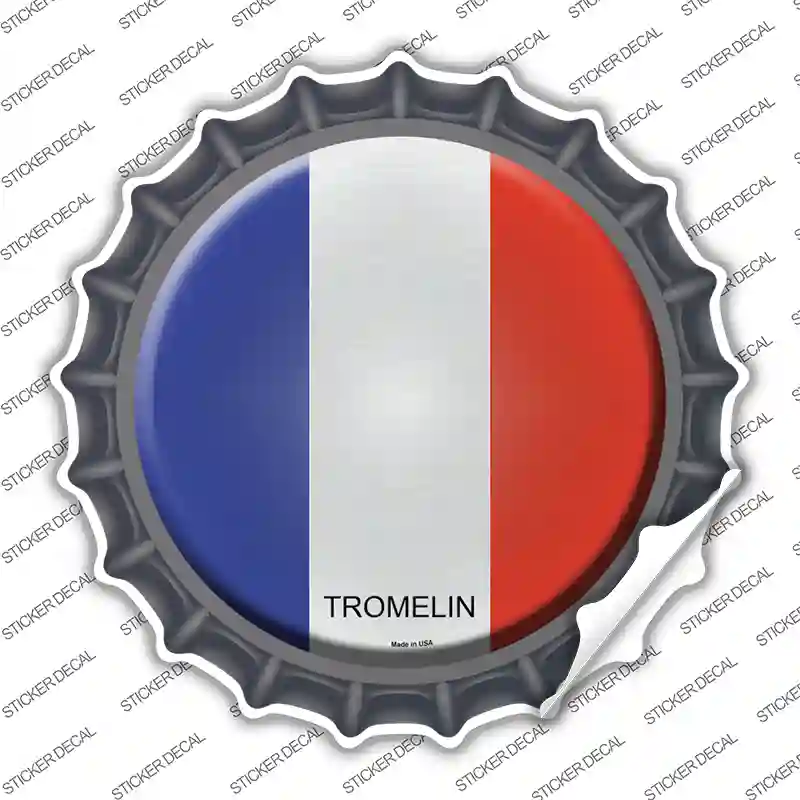Tromelin Country Novelty Bottle Cap Sticker Decal